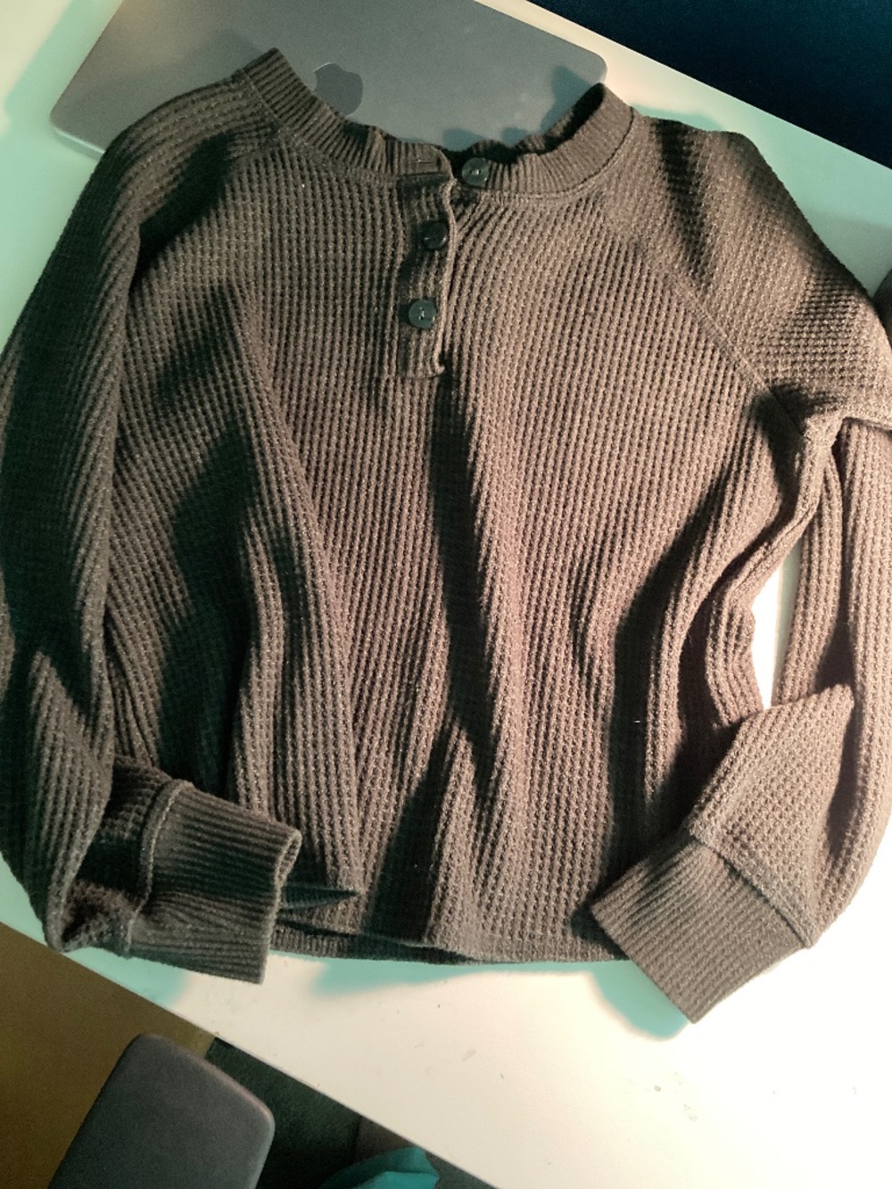 Cozy forest green sweater